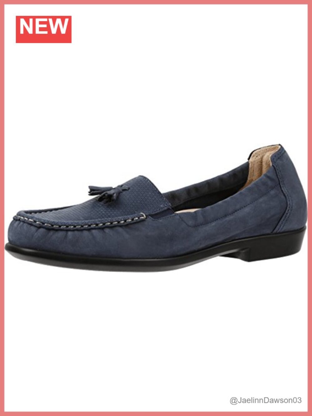 SAS Hope Leather Slip-On Loafers with Tassels - Comfortable Walking Shoes